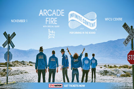Arcade Fire Infinite Content Tour