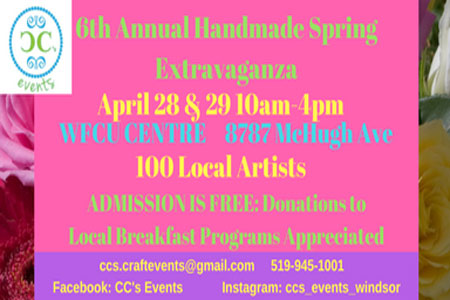6th Annual Handmade Spring Extravaganza Presented by C.C.'s Events