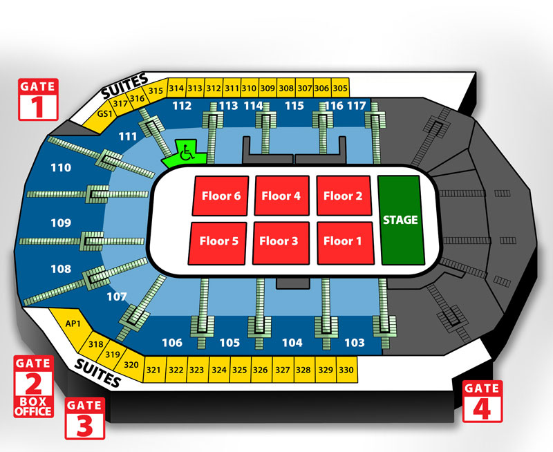 Huntington Center Hockey Seating Chart