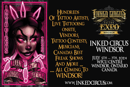 Inked Circus Tattoo Expo July 5-7, 2024